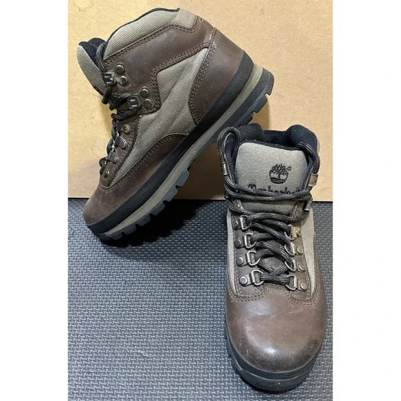 Timberland Women's Euro Hiker Hiking Boot Brown Leather Size 6.5M - Picture 8 of 9